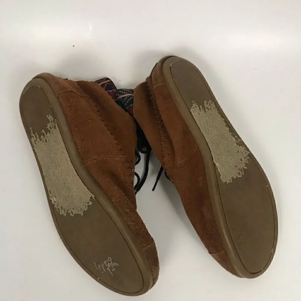 Toms Faux suede lace up moccasins - Picture 8 of 8